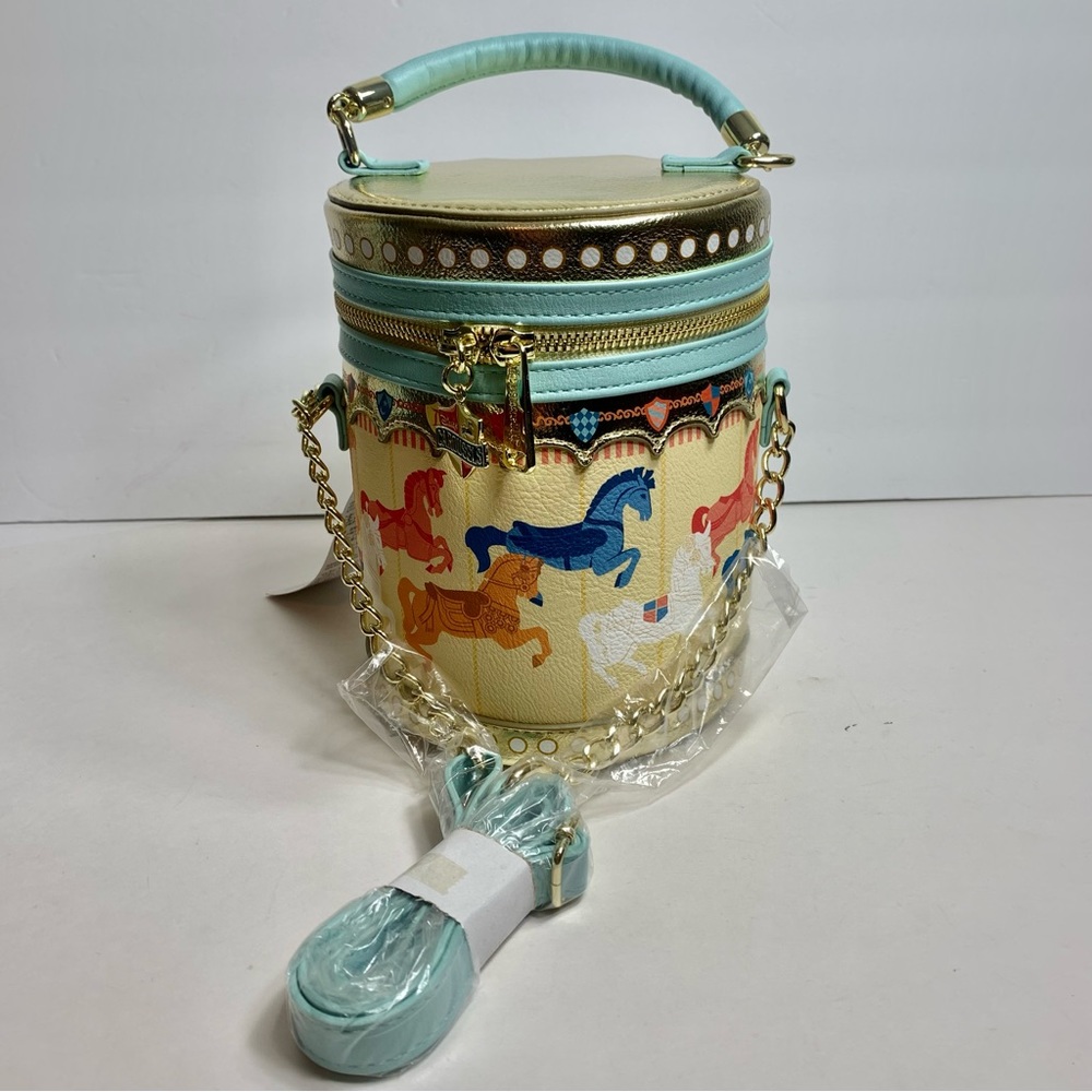 NWT. Disney King Arthur Carousel Loungefly Handbag. - Picture 7 of 15